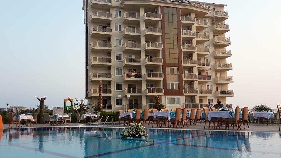 Sea View Studio In Orion Garden Apartment Avsallar Cameră foto
